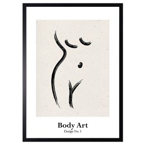 Obraz w ramie Body Art. Design No.1 53×73 cm 230479 Obraz w ramie Body Art. Design No.1 53×73 cm 230479