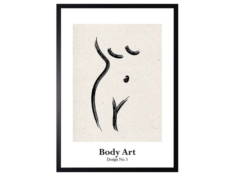 Obraz w ramie Body Art. Design No.1 53x73 cm 230479