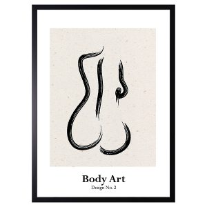 Obraz w ramie Body Art. Design No.2 53×73 cm 230480 Obraz w ramie Body Art. Design No.2 53×73 cm 230480