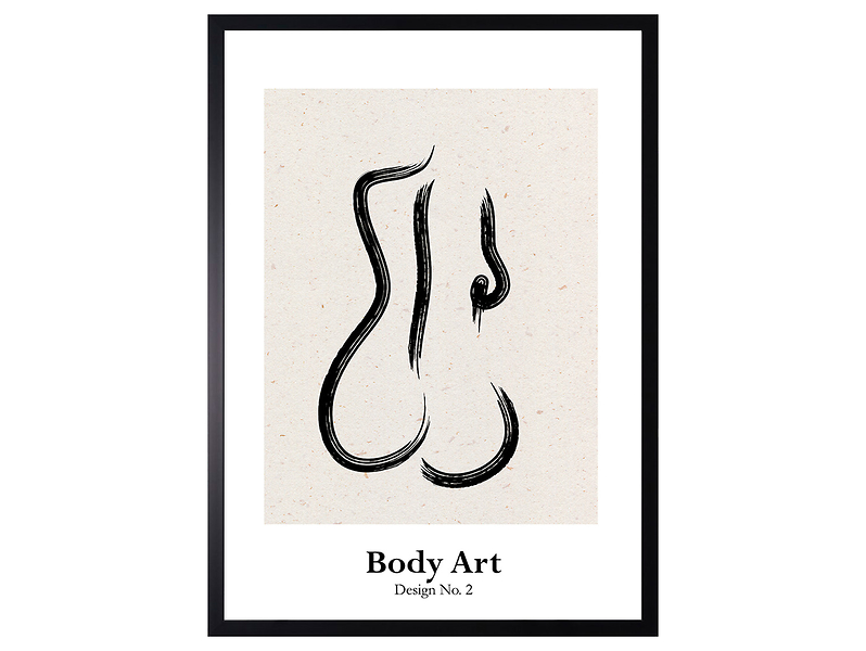 Obraz w ramie Body Art. Design No.2 53x73 cm 230480