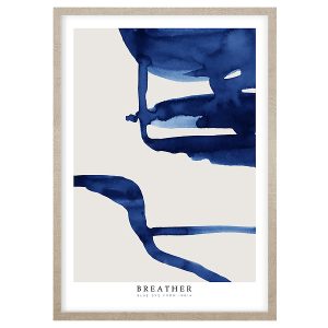 Obraz w ramie Cobalt Watercolour 53×73 cm 230314 Obraz w ramie Cobalt Watercolour 53×73 cm 230314