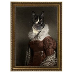 Obraz w ramie Distinctive Cat 58×78 cm 230498