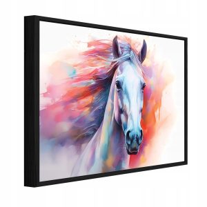 Obraz W Ramie Dla Dzieci Różowy Na Płótnie Dla Dzieci 60×40 991810