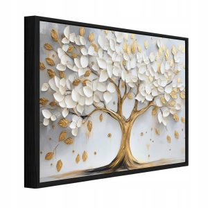 Obraz W Ramie Drzewo Beżowy Na Płótnie Do Sypialni Salonu 120×80 815894 Obraz W Ramie Drzewo Beżowy Na Płótnie Do Sypialni Salonu 120×80 815894
