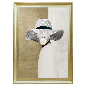Obraz w ramie Elegant Woman With Balloon 58×78 cm 230503 Obraz w ramie Elegant Woman With Balloon 58×78 cm 230503