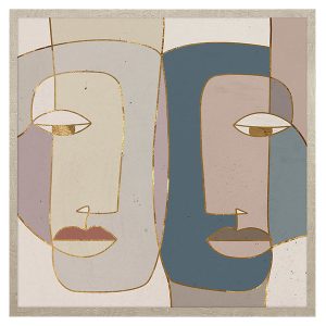 Obraz w ramie Face to Face 73x73cm 98960 Obraz w ramie Face to Face 73x73cm 98960