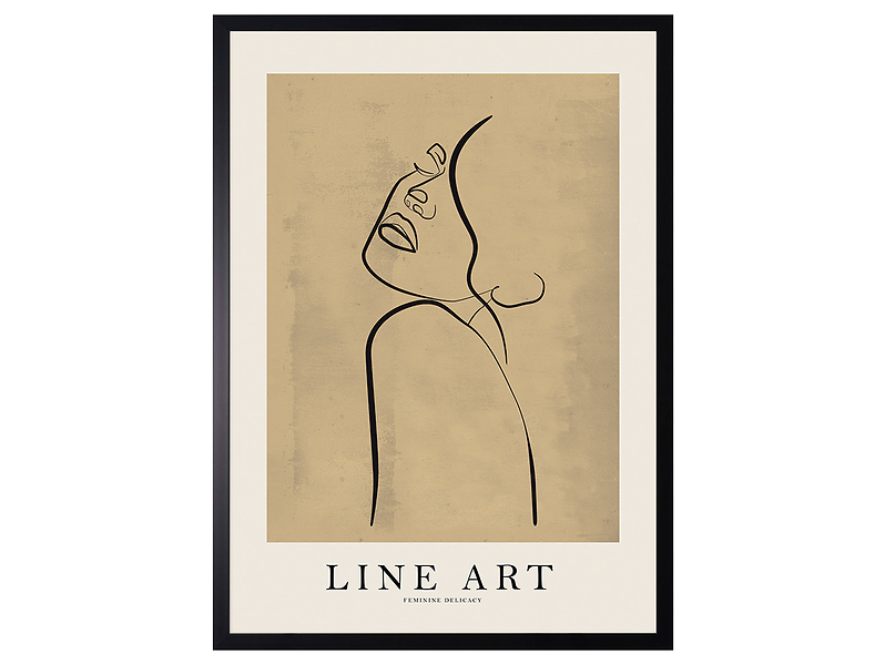 Obraz w ramie Feminine Art. Line 53x73 cm 230486