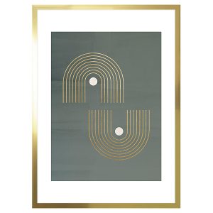 Obraz w ramie Golden Arches In Zen Style 53×73 cm 230543 Obraz w ramie Golden Arches In Zen Style 53×73 cm 230543