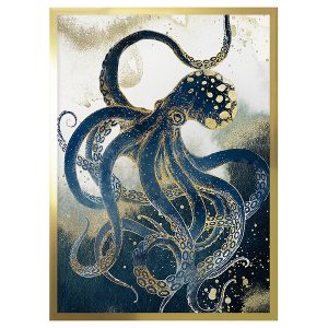 Obraz w ramie Golden Octopus 53×73 cm 230445 Obraz w ramie Golden Octopus 53×73 cm 230445