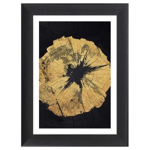 Obraz w ramie Golden Wood Line No. 1 65×85 cm 230332 Obraz w ramie Golden Wood Line No. 1 65×85 cm 230332