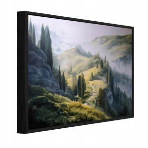 Obraz W Ramie Góry Zielony Na Płótnie Do Sypialni Salonu 120×80 1097565 Obraz W Ramie Góry Zielony Na Płótnie Do Sypialni Salonu 120×80 1097565