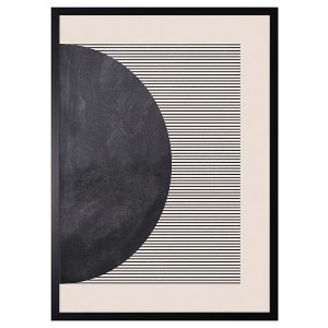 Obraz w ramie Half Circle White Line No. 2 53×73 cm 230323 Obraz w ramie Half Circle White Line No. 2 53×73 cm 230323