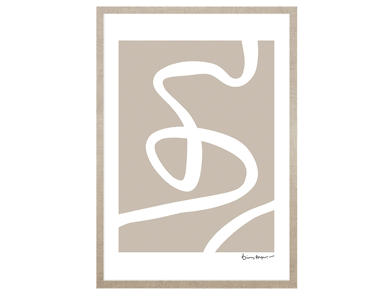 Obraz w ramie Irregular Line No. 1 53x73 cm 230318