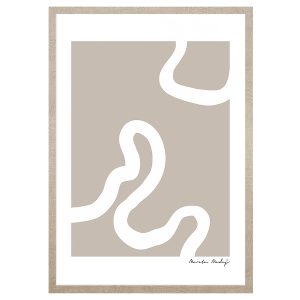 Obraz w ramie Irregular Line No. 2 53×73 cm 230319
