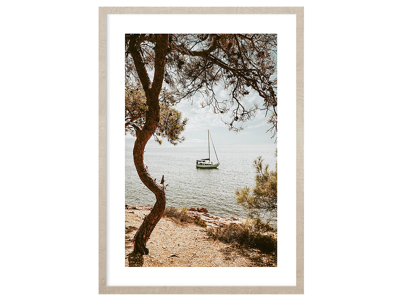 Obraz w ramie Jacht na Wodzie 50x70 cm 312562