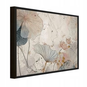 Obraz W Ramie Kwiaty Beżowy Na Płótnie Do Sypialni Salonu 120×80 961933 Obraz W Ramie Kwiaty Beżowy Na Płótnie Do Sypialni Salonu 120×80 961933