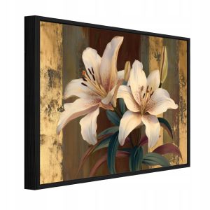 Obraz W Ramie Kwiaty Brązowy Na Płótnie Do Sypialni Salonu 60×40 1097659 Obraz W Ramie Kwiaty Brązowy Na Płótnie Do Sypialni Salonu 60×40 1097659