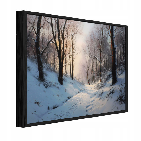 Obraz W Ramie Las Brązowy Na Płótnie Do Sypialni Salonu 120x80 931913