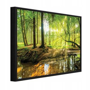 Obraz W Ramie Las Zielony Na Płótnie Do Sypialni Salonu 120×80 815910 Obraz W Ramie Las Zielony Na Płótnie Do Sypialni Salonu 120×80 815910
