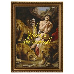 Obraz w ramie Man In Lion Cave 58×78 cm 230499 Obraz w ramie Man In Lion Cave 58×78 cm 230499