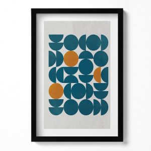Obraz w ramie MDF „Geometryczna sztuka” Czarna rama, 40x60cm 414261 Obraz w ramie MDF „Geometryczna sztuka” Czarna rama, 40x60cm 414261