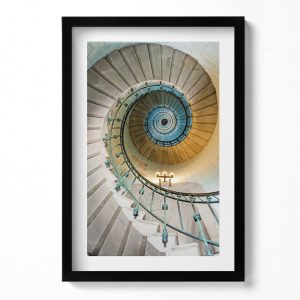 Obraz w ramie MDF „Kręcone schody” Czarna rama, 40×60 cm 414775 Obraz w ramie MDF „Kręcone schody” Czarna rama, 40×60 cm 414775