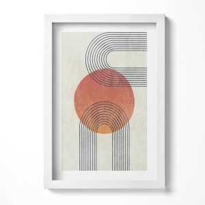Obraz w ramie MDF „Sztuka nowoczesna” Biała rama, 20×30 cm 414210 Obraz w ramie MDF „Sztuka nowoczesna” Biała rama, 20×30 cm 414210