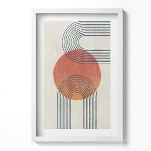 Obraz w ramie MDF „Sztuka nowoczesna” Biała rama, 40×60 cm 414185 Obraz w ramie MDF „Sztuka nowoczesna” Biała rama, 40×60 cm 414185