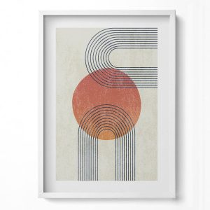 Obraz w ramie MDF „Sztuka nowoczesna” Biała rama, 50×70 cm 414049 Obraz w ramie MDF „Sztuka nowoczesna” Biała rama, 50×70 cm 414049