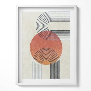 Obraz w ramie MDF „Sztuka nowoczesna” Biała rama, 60×80 cm 414239 Obraz w ramie MDF „Sztuka nowoczesna” Biała rama, 60×80 cm 414239