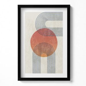 Obraz w ramie MDF „Sztuka nowoczesna” Czarna rama, 40×60 cm 414027 Obraz w ramie MDF „Sztuka nowoczesna” Czarna rama, 40×60 cm 414027