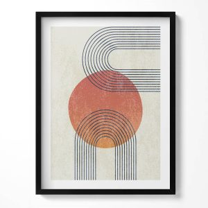 Obraz w ramie MDF „Sztuka nowoczesna” Czarna rama, 60×80 cm 414257 Obraz w ramie MDF „Sztuka nowoczesna” Czarna rama, 60×80 cm 414257