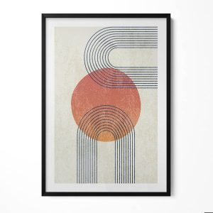 Obraz w ramie MDF „Sztuka nowoczesna” Czarna rama, 70×100 cm 414040 Obraz w ramie MDF „Sztuka nowoczesna” Czarna rama, 70×100 cm 414040