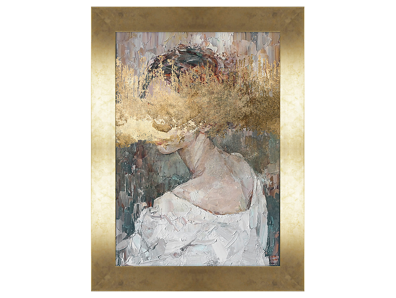 Obraz w ramie Mystery Woman In Gold 63x83 cm 230508