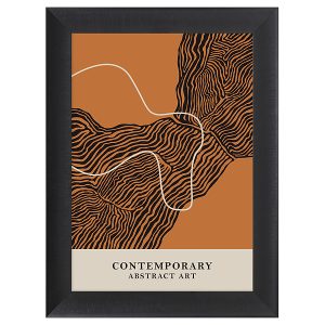Obraz w ramie Orange Abstract Art 62×82 cm 230556