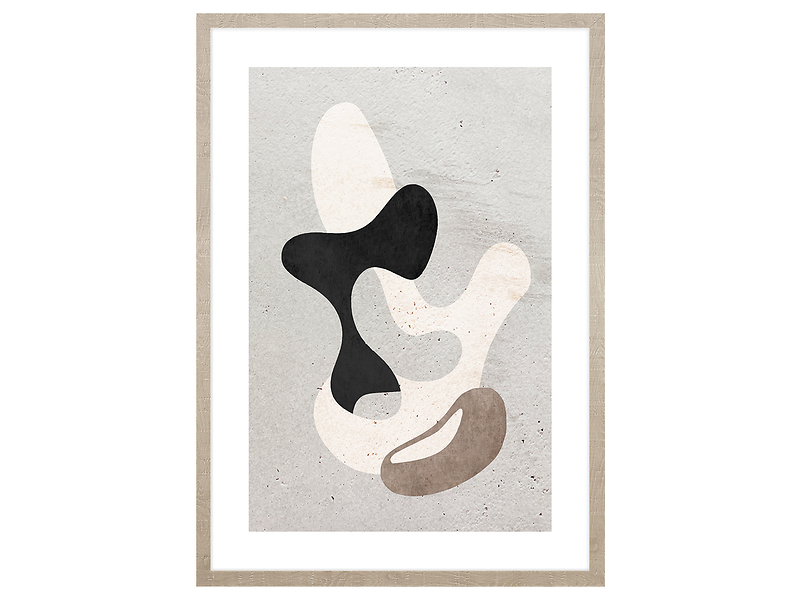Obraz w ramie Organic Shapes No. 2 53x73 cm 230311