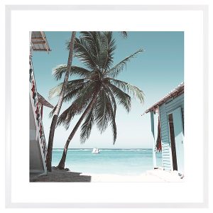 Obraz w ramie Palm View In The Ocean Breeze 73×73 cm 230430