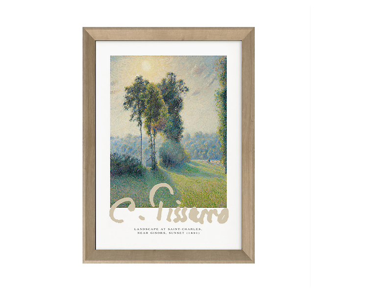 Obraz w ramie Paris Pic Pissarro Landscape 50x70 cm 666566