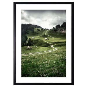 Obraz w ramie Path In the Valley Of The Mountains 53×73 cm 230529