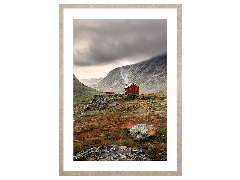 Obraz w ramie Redd Chalet In The Mountains 53x73 cm 230538
