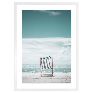 Obraz w ramie Sea View From The Lounger 53×73 cm 230439