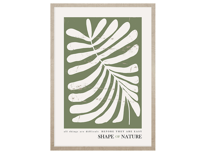 Obraz w ramie Shape Of Nature No.1 53x73 cm 230352