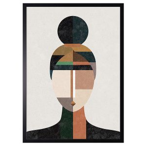 Obraz w ramie Technical Drawing Of A Woman 53×73 cm 230514