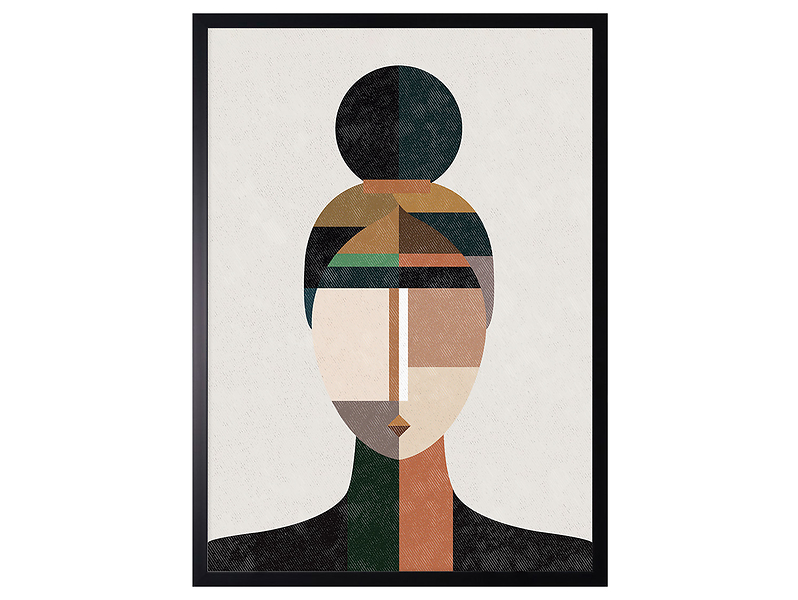 Obraz w ramie Technical Drawing Of A Woman 53x73 cm 230514