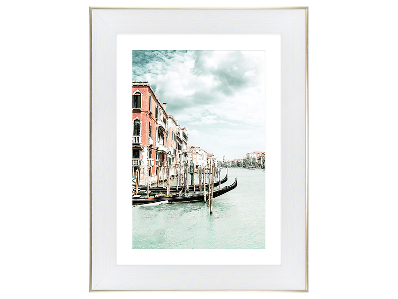 Obraz w ramie Venice View Of The Gondola 64x84 cm 230520