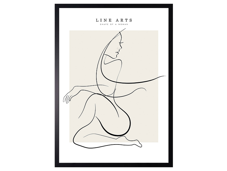 Obraz w ramie Woman Body Line No.1 53x73 cm 230477