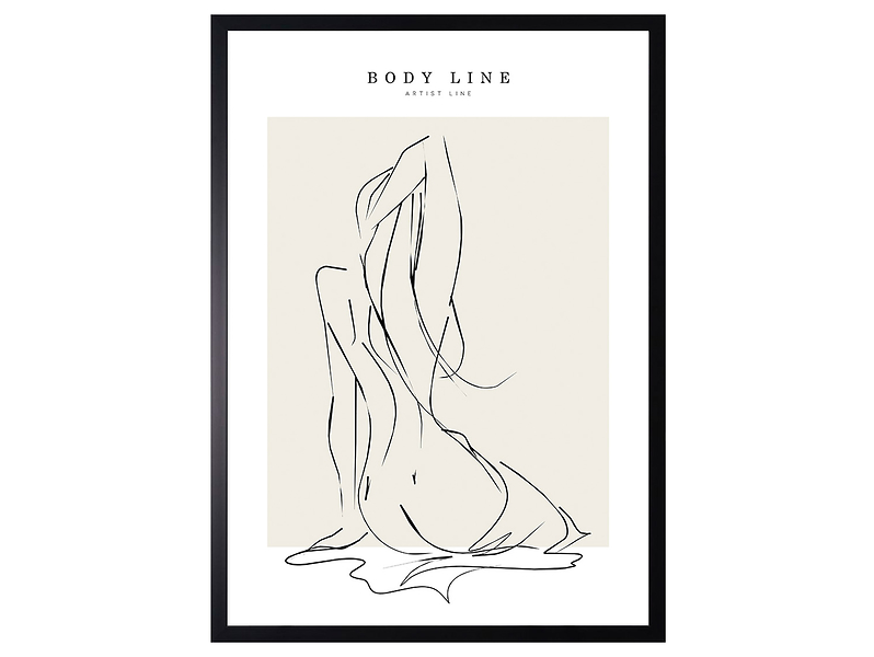 Obraz w ramie Woman Body Line No.2 53x73 cm 230478
