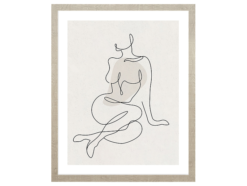 Obraz w ramie Woman Lineart Body No.1 43x53 cm 230481