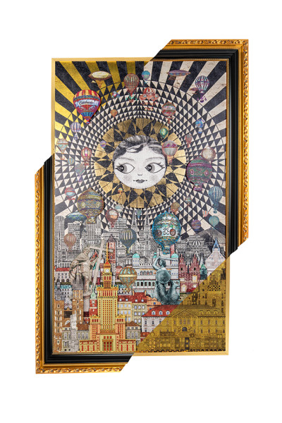 Obraz WARSAW GIRL 110 x 174 cm 300667