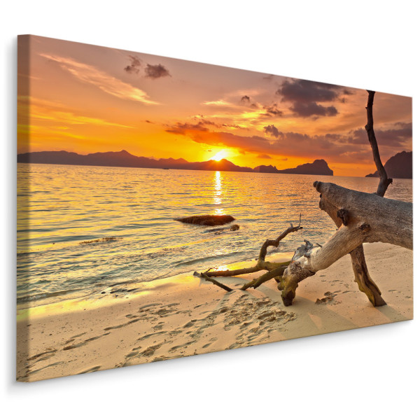 Obraz Zachód Słońca na Plaży 40x30cm 787320